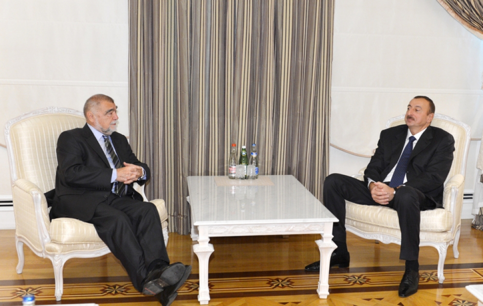 Le président azerbaïdjanais Ilham Aliyev a reçu l’ancien président croate Stipe Mesic