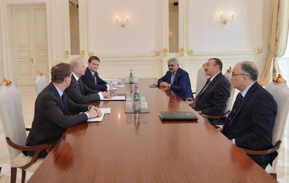 Le président azerbaïdjanais Ilham Aliyev a reçu la délégation dirigée par le directeur exécutif de la compagnie BP