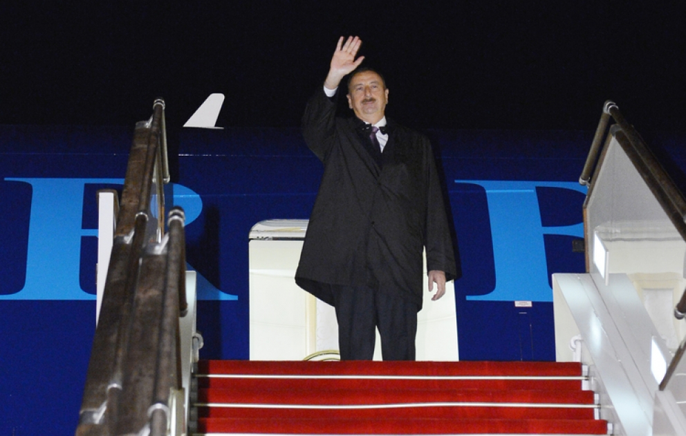 Le président de la République d’Azerbaïdjan Ilham Aliyev est parti en visite officielle pour la République de Turquie