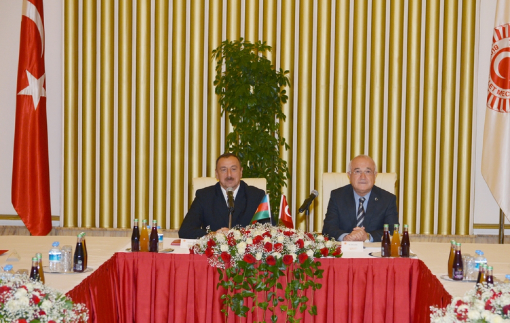 Entretien avec le président de la Grande Assemblée nationale de Turquie