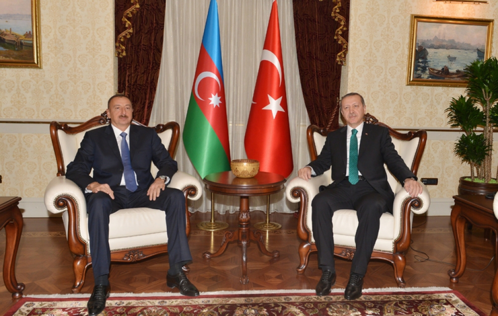 Entretien du président azerbaïdjanais Ilham Aliyev et du Premier ministre turc Recep Tayyip Erdogan