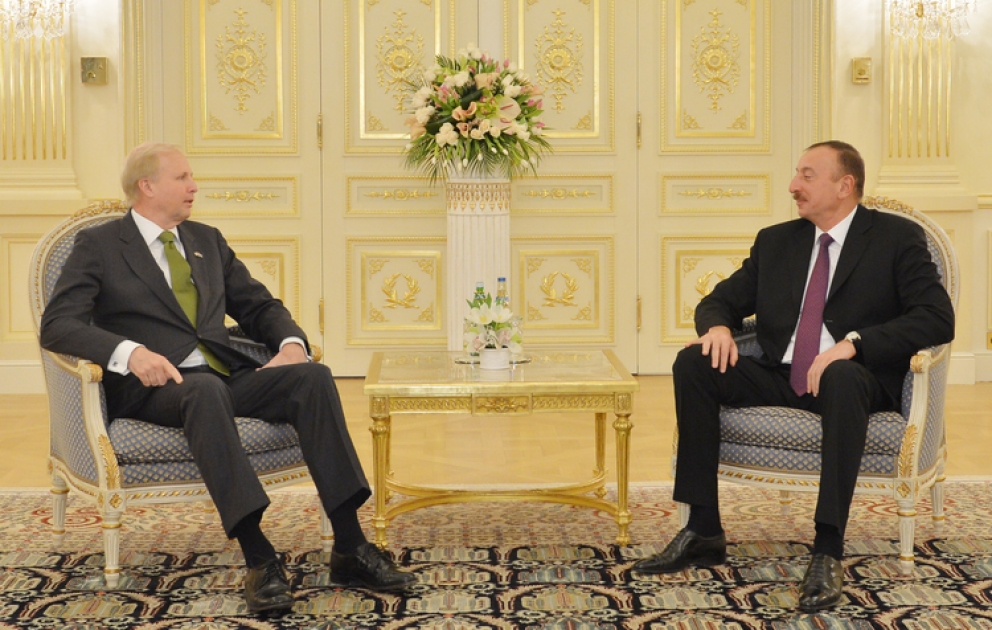 Le président azerbaïdjanais Ilham Aliyev a reçu Robert Dudley, directeur général du groupe pétrolier britannique bp