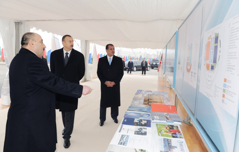 Gəncə Olimpiya Parkının təməlqoyma mərasimi olub