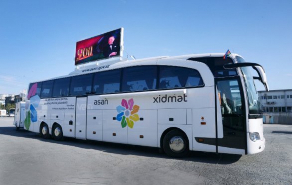 Bakıda səyyar "ASAN xidmət" fəaliyyətə başladı