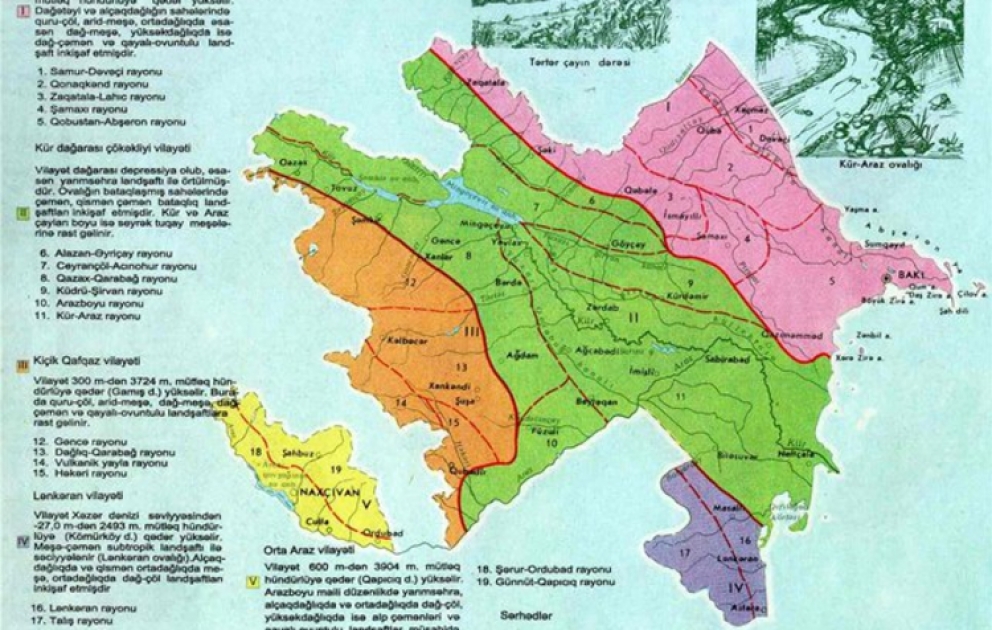 Azərbaycanın geoekoloji xəritəsi tərtib edilib
