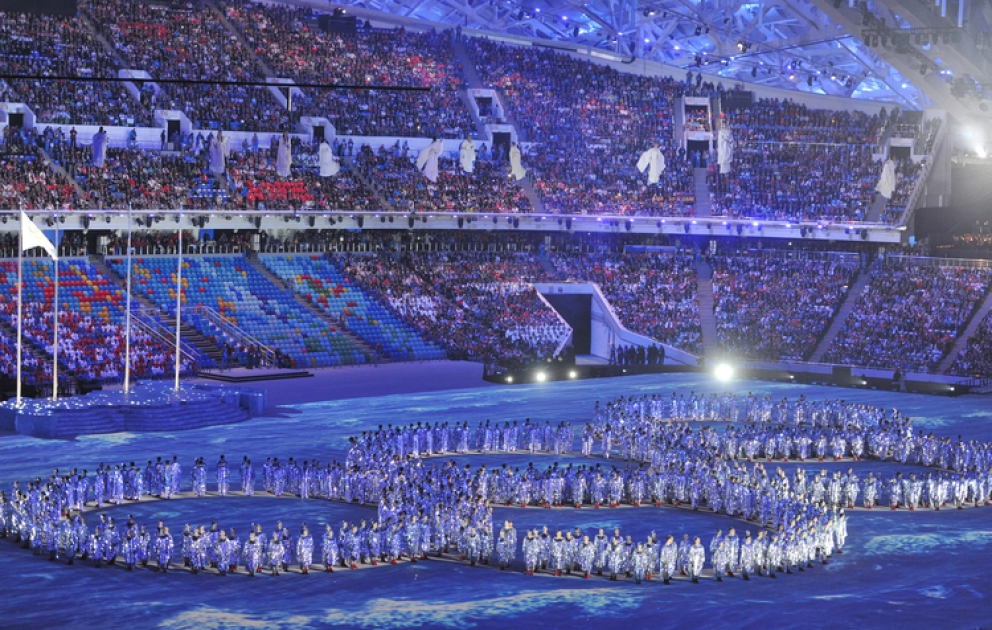 Soçidə XXII Qış Olimpiya Oyunlarının təntənəli bağlanış mərasimi keçirilib