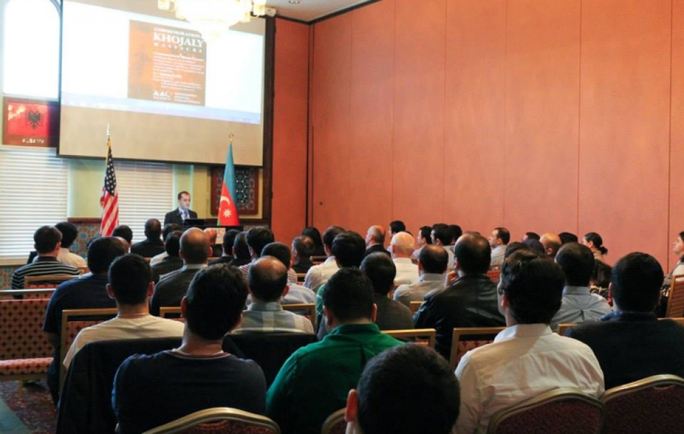 Hyustonda Xocalı faciəsinin növbəti ildönümü ilə əlaqədar tədbir keçirib