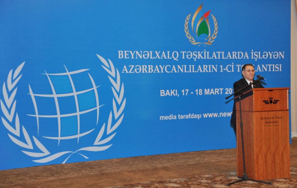 Bakıda beynəlxalq təşkilatlarda işləyən azərbaycanlıların birinci toplantısı keçirilir