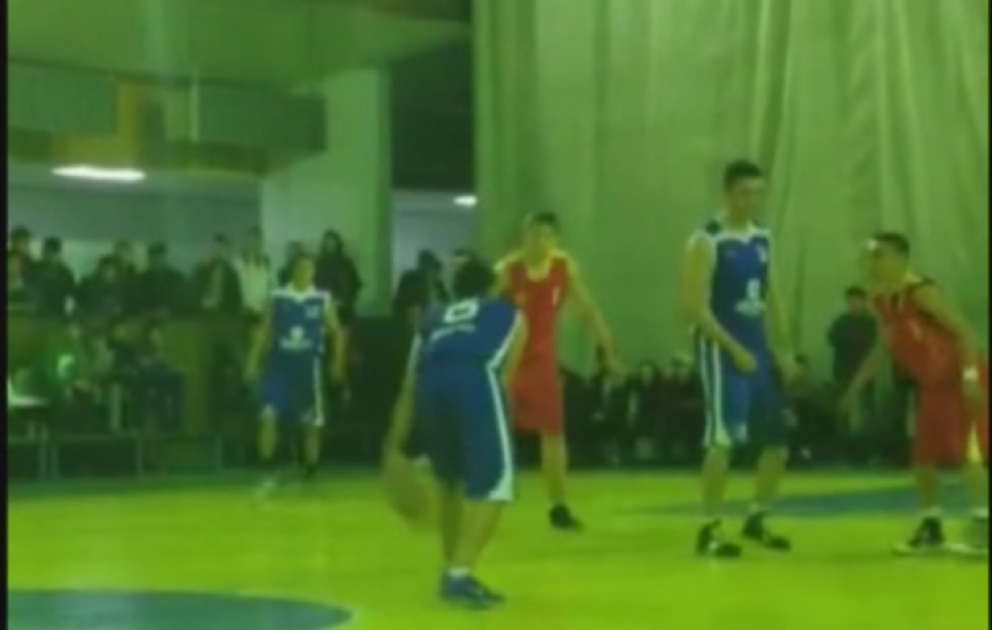 Basketbol üzrə Azərbaycan millisinin Qırğızıstanda üçüncü qələbəsindən görüntülər
