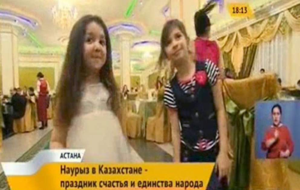 Qazaxıstanın “Хабар” televiziyasında Novruz bayramı haqda veriliş yayımlanıb