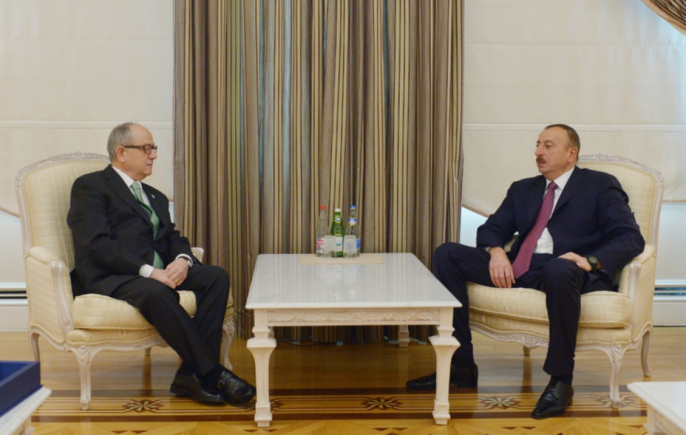 Prezident İlham Əliyev Türkdilli Dövlətlərin Əməkdaşlıq Şurasının baş katibini qəbul edib