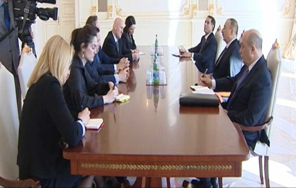 Azərbaycan Prezidenti İlham Əliyev Monteneqro parlamentinin sədri, ATƏT Parlament Assambleyasının prezidentinin başçılıq etdiyi nümayəndə heyətini qəbul edib