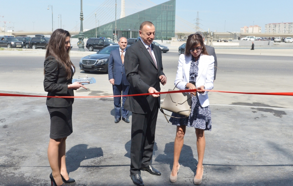 Bakıda Milli Gimnastika Arenasının açılışı olub. Azərbaycan Prezidenti İlham Əliyev açılışda iştirak edib