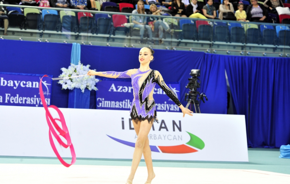 Marina Durunda ikinci dəfə bədii gimnastika üzrə Azərbaycan çempionu oldu