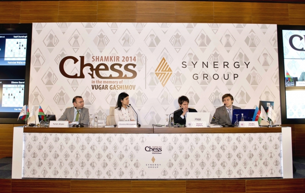 Teymur Rəcəbov “Shamkir Chess-2014” turnirinin ilk turunda rusiyalı Sergey Karyakinlə heç-heçə oynayıb