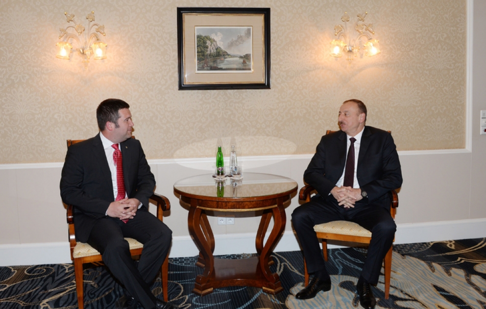 Prezident İlham Əliyev Çexiya Deputatlar Palatasının sədri, Çexiya-Azərbaycan parlamentlərarası dostluq qrupunun rəhbəri Yan Hamaçek ilə görüşüb