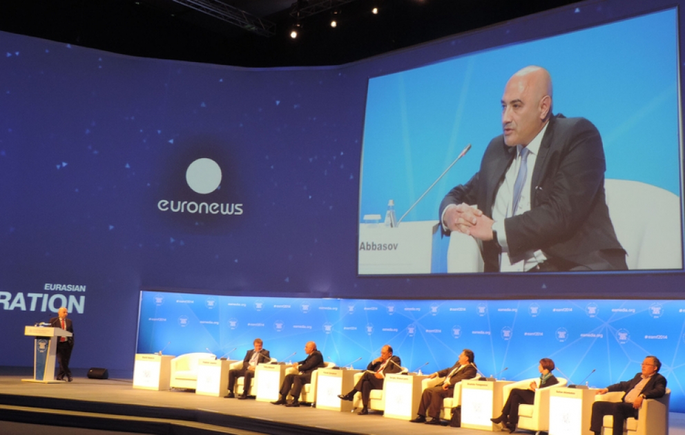 Astanada XII Avrasiya Media Forumunun panel iclasları keçirilib