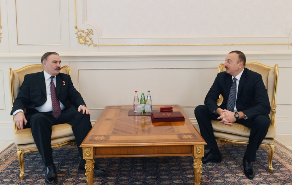 Azerbaijani President receives former Ingush leader