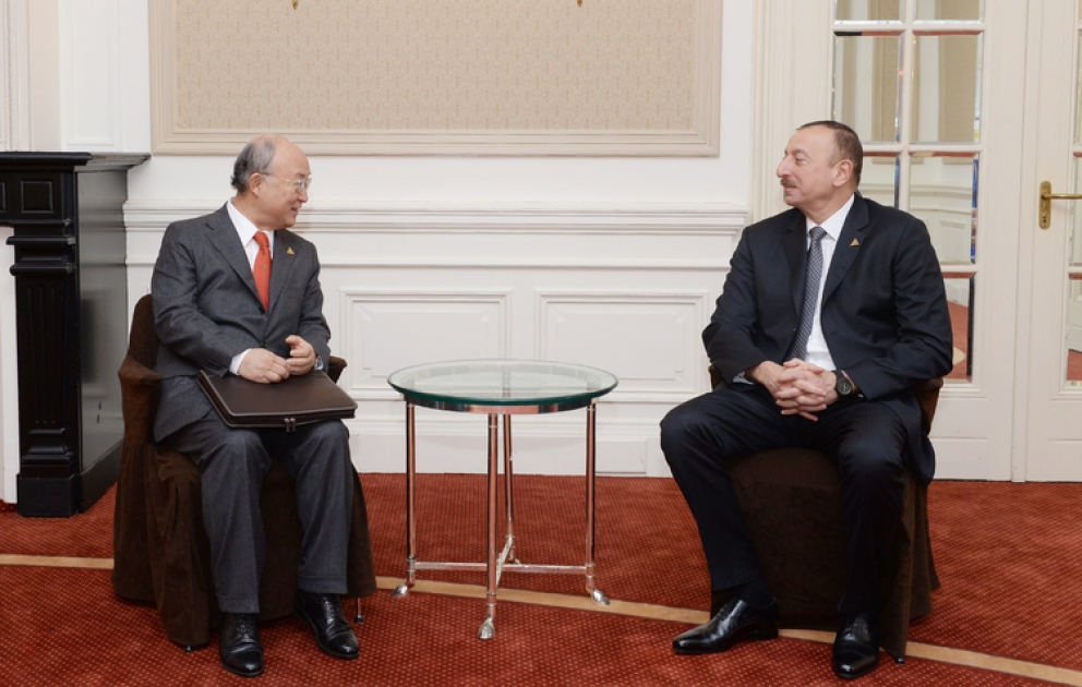 Azerbaijani President meets IAEA chief in the Hague