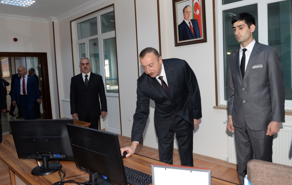 President Ilham Aliyev attends opening of Arpachay-1 and Arpachay-2 hydro-electric power stations in Nakhchivan