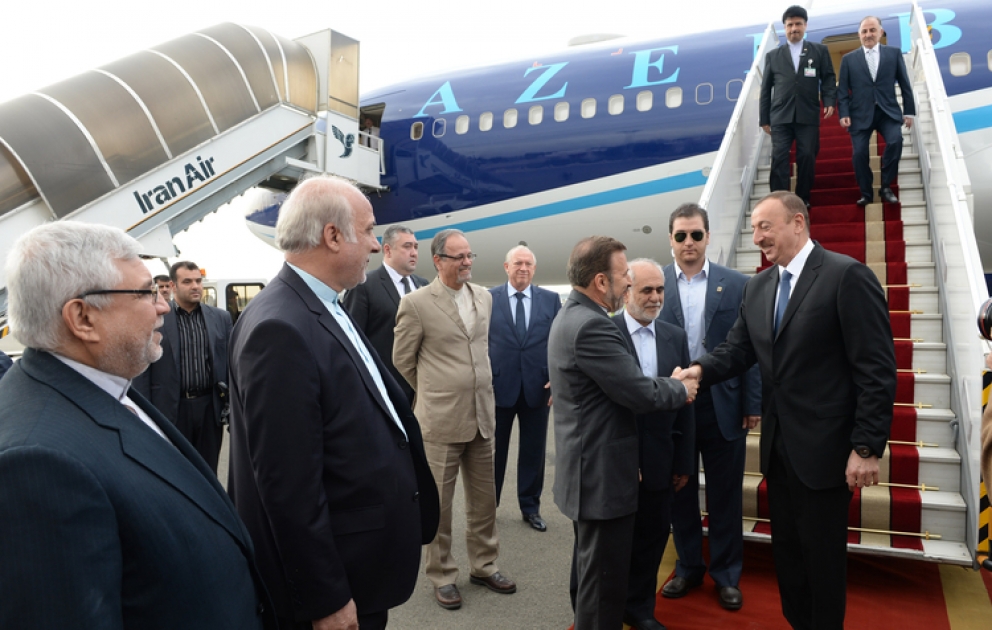 President Ilham Aliyev embarks on official Iran visit