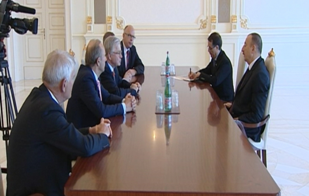 President Ilham Aliyev received delegation of Senate of Kingdom of the Netherlands