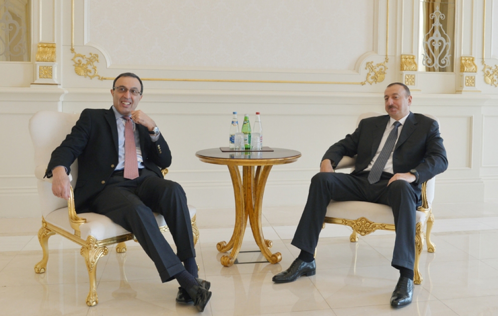 Azerbaijani President Ilham Aliyev received former President of Bulgaria Petar Stoyanov