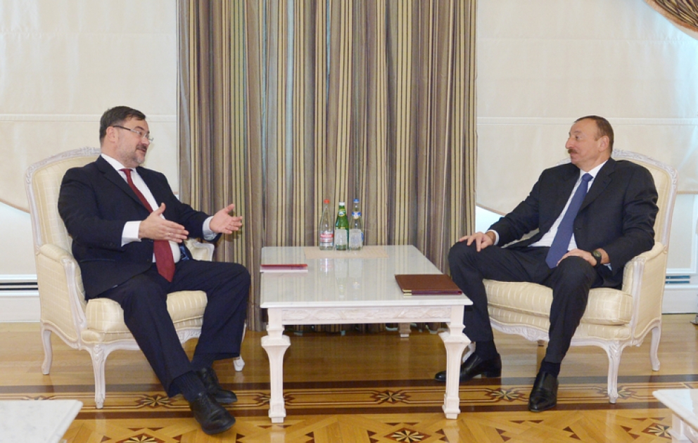 Le président Ilham Aliyev a reçu le coordinateur des projets de l’OSCE à Bakou