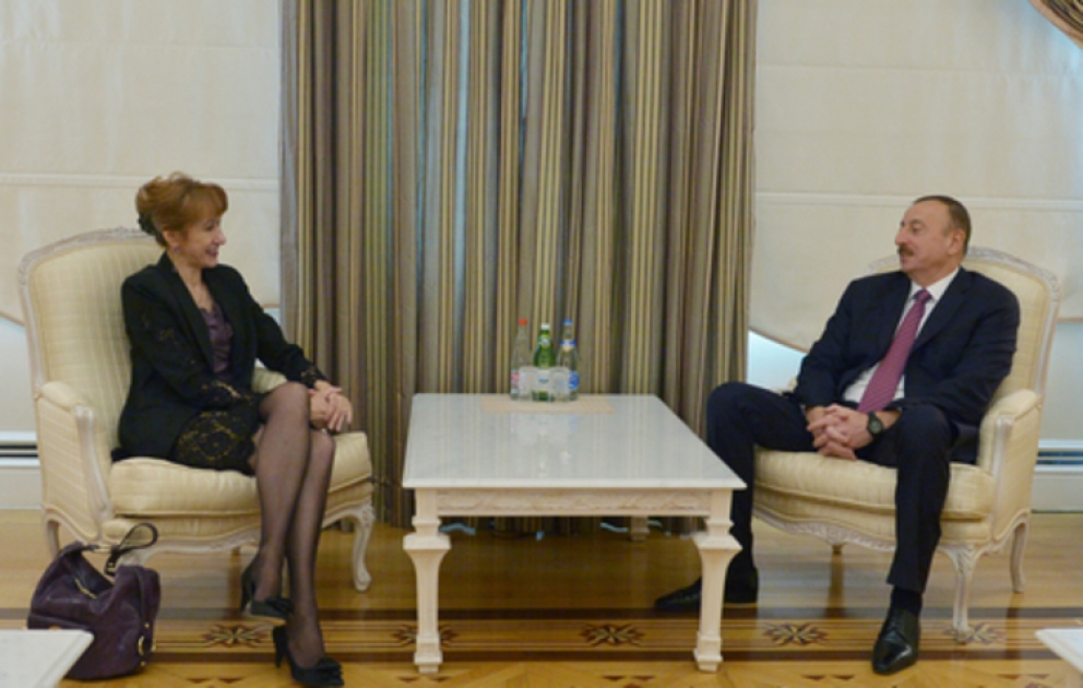 Le président azerbaïdjanais Ilham Aliyev a reçu le nouveau chef du Bureau du Conseil de l’Europe à Bakou