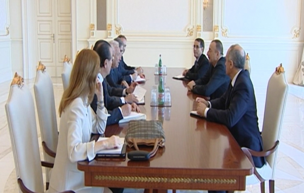 Le président azerbaïdjanais Ilham Aliyev a reçu la délégation conduite par le ministre espagnol des Affaires étrangères et de la Coopération