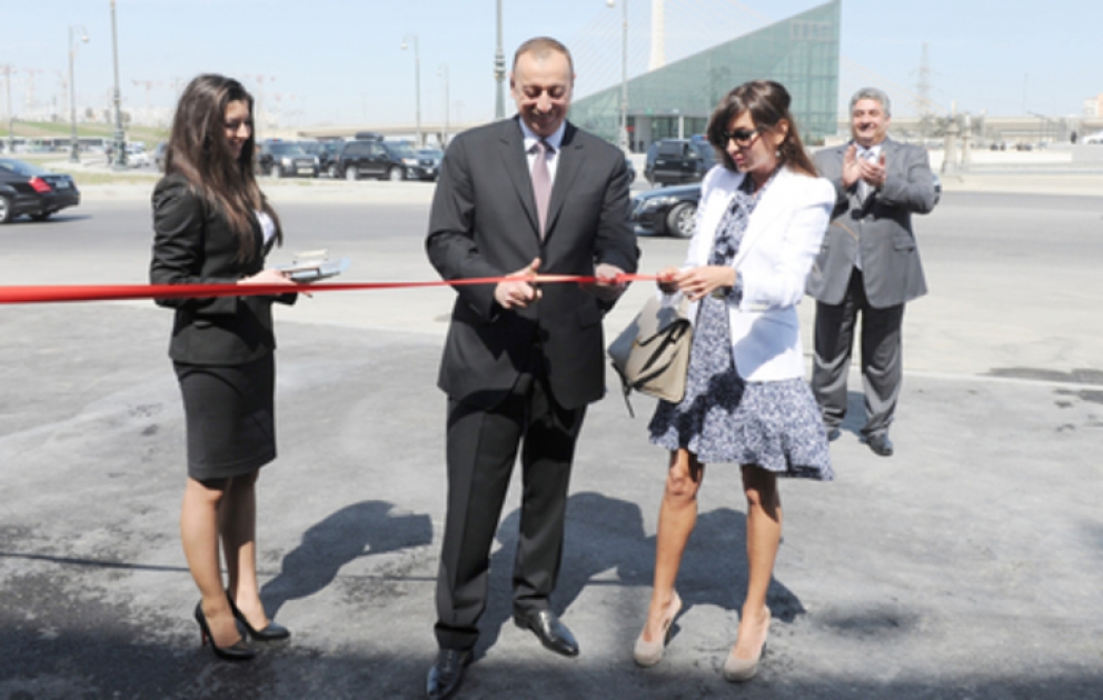 L’inauguration de l’Arène Nationale de Gymnastique à Bakou Le président azerbaïdjanais Ilham Aliyev a participé à l’inauguration