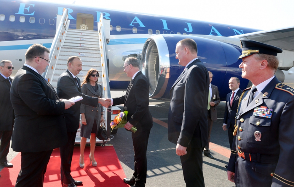 Le président azerbaïdjanais Ilham Aliyev entame une visite d’affaires en République tchèque