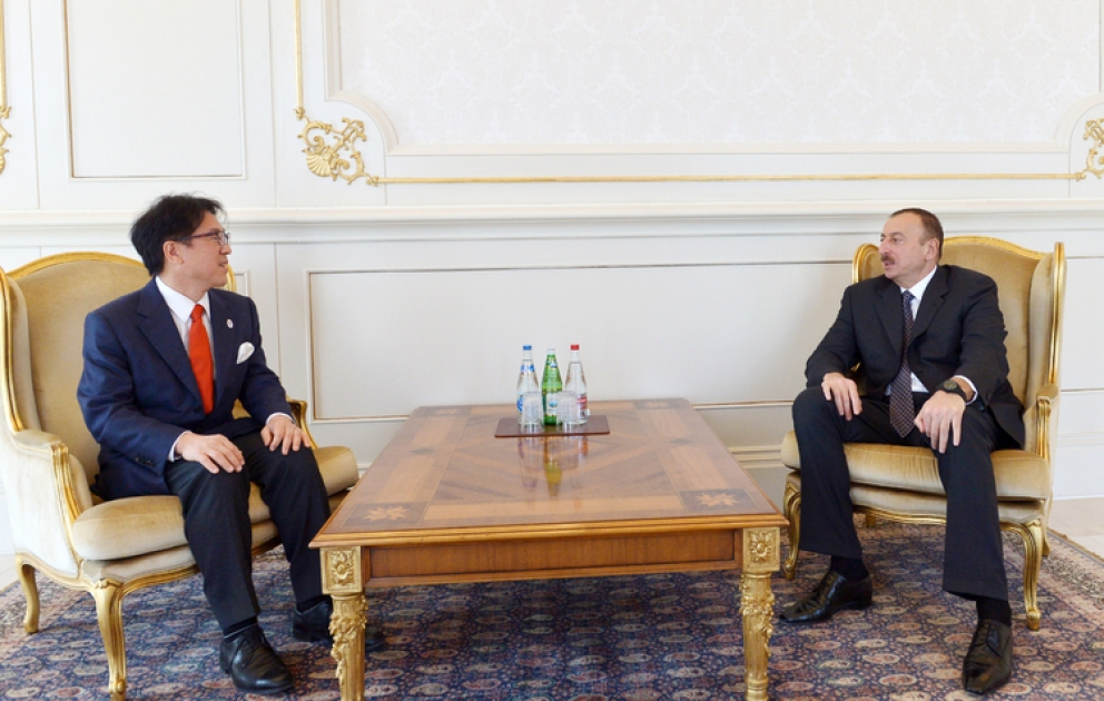 Le président azerbaïdjanais Ilham Aliyev a reçu le conseiller spécial du Premier ministre japonais