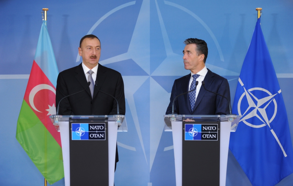 Conférence de presse du président d’Azerbaïdjan et du secrétaire général de l’OTAN