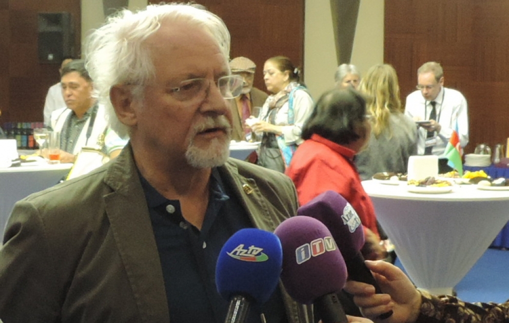 Günter Heker: “Azərbaycanın mədəniyyəti və iqtisadi inkişafı, Bakının gözəlliyi, xüsusən də İçərişəhər ilə bağlı xoş təəssüratlarım vardır”