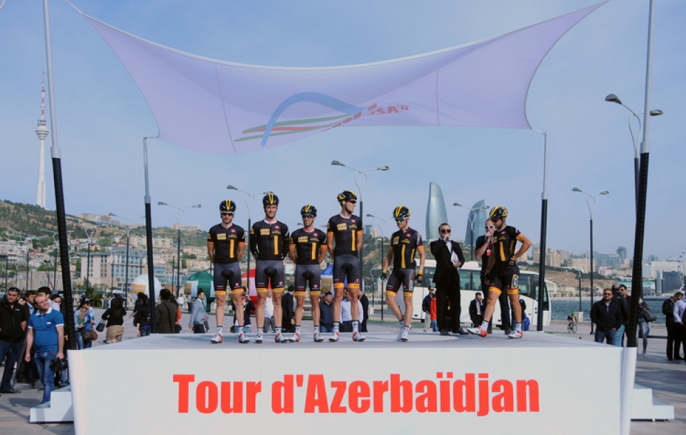 Bakıda “Tour d`Azerbaidjan” Beynəlxalq velosiped turu başlayıb