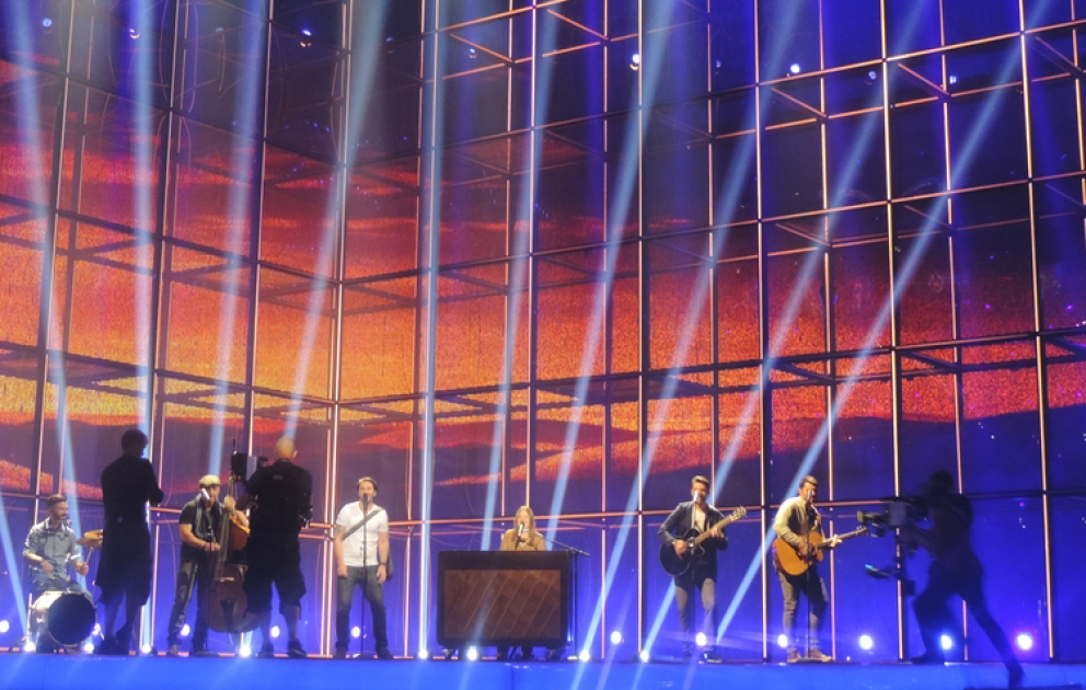 “Eurovision -2014” mahnı müsabiqəsinin ikinci yarımfinalında çıxış edəcək iştirakçıların mətbuat üçün açıq məşqi keçirilib