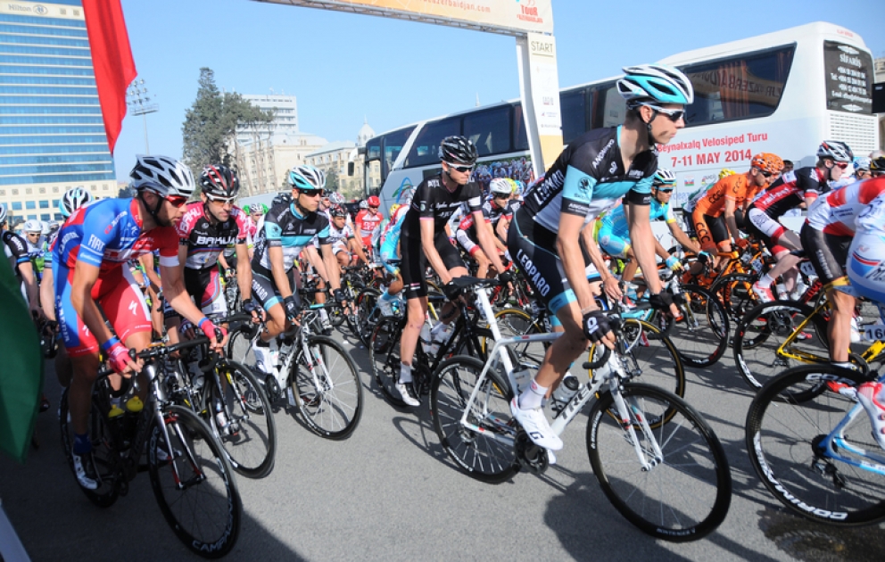 Bakının yollarında “Tour d`Azerbaidjan-2014” Beynəlxalq veloyürüşü keçirilir
