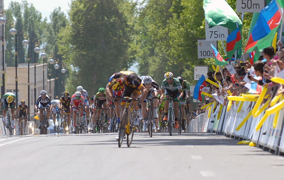 “Tour d`Azerbaidjan-2014” beynəlxalq veloyürüşünün dördüncü mərhələsi başa çatıb