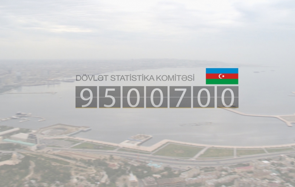 Azərbaycanda əhalinin sayı 9500,7 min nəfərə çatıb