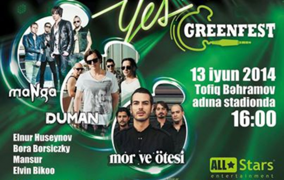 Azərbaycanda ilk dəfə olaraq “Greenfest” rok festivalı keçiriləcək