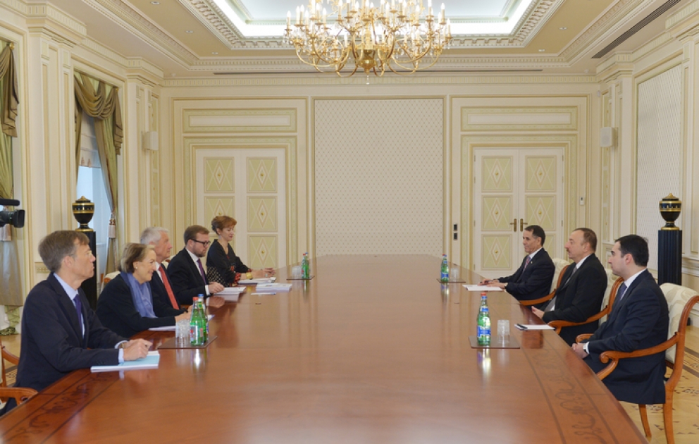 President Ilham Aliyev received the Secretary General of the Council of Europe