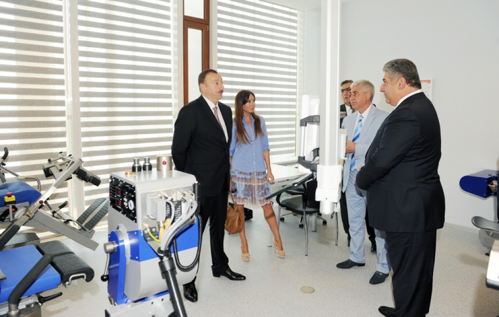 President Ilham Aliyev attended the opening of the National Institute of Sports Medicine, Diagnosis and Rehabilitation