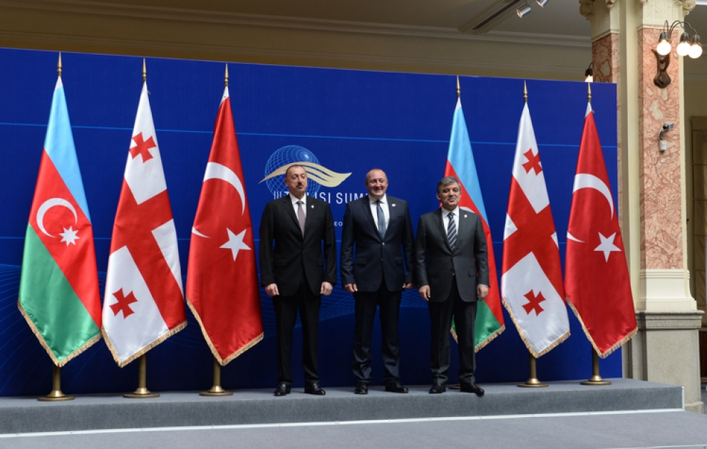 Trilateraler Summit der Präsidenten von Georgien, Aserbaidschan, Georgien und der Türkei hat stattgefunden