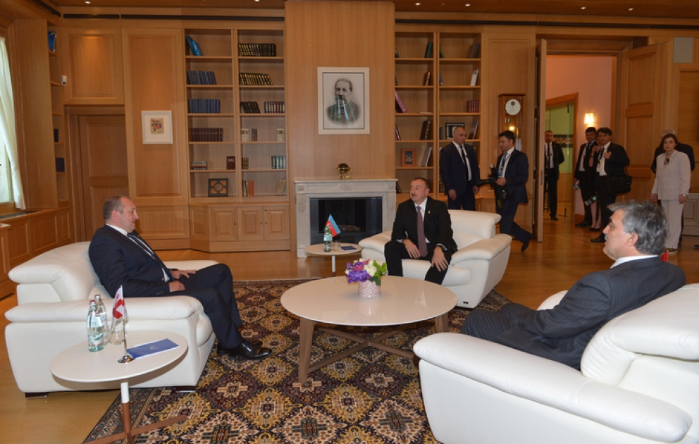 Les présidents azerbaïdjanais, turc et géorgien ont ténu une réunion trilatérale