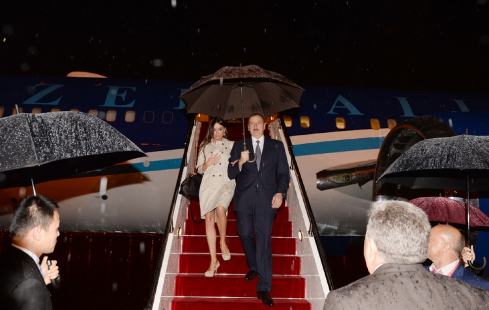 Le président azerbaïdjanais Ilham Aliyev entame une visite d’affaires en République populaire de Chine
