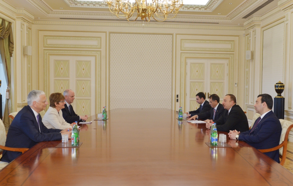 Le président Ilham Aliyev a reçu jeudi 22 mai la délégation conduite par la présidente de l’Assemblée parlementaire du Conseil de l’Europe