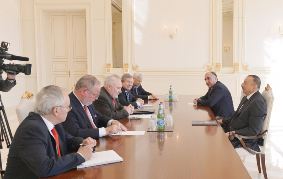 President Ilham Aliyev received co-chairs of the OSCE Minsk Group