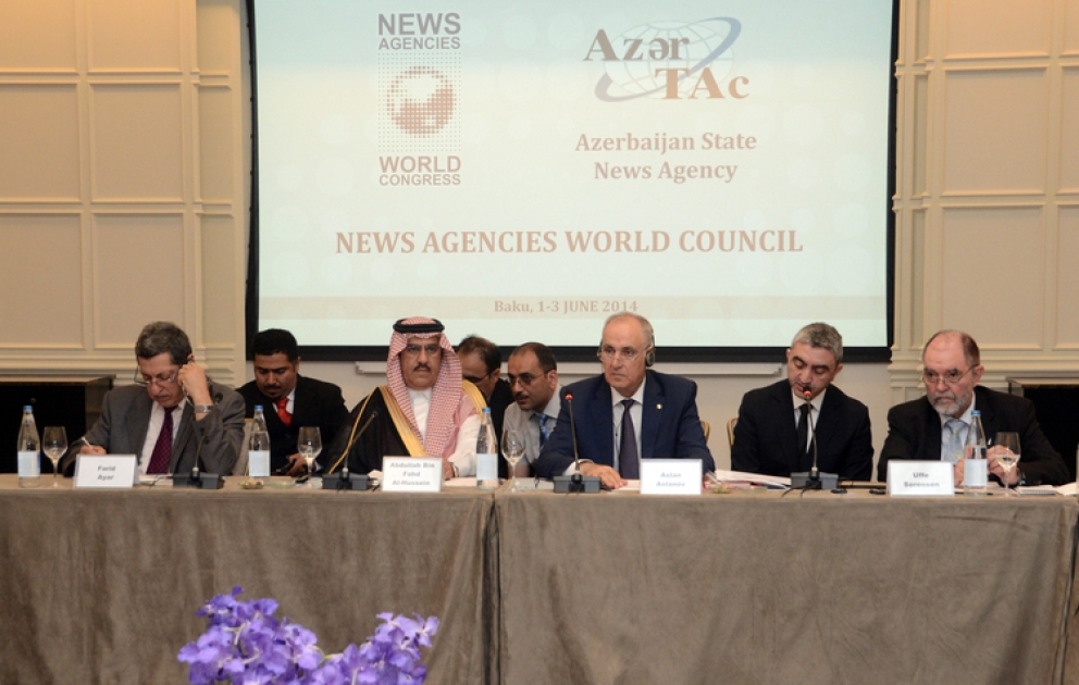 Le Conseil du Congrès mondial des Agences de Presse se réunit à Bakou