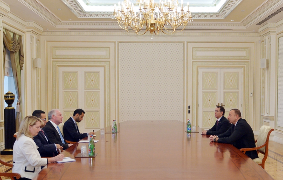 President Ilham Aliyev received a delegation led by a member of the British Parliament and Prime Ministerial Trade Envoy to Azerbaijan, Kazakhstan and Turkmenistan